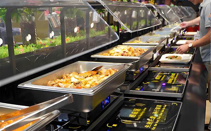 養老院飯堂以自助餐食堂承包服務圖片